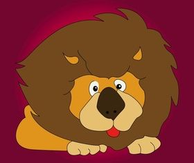 Lion Character design vector