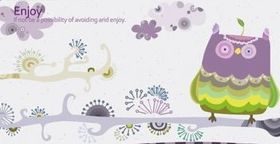 Fashion cartoon animal design vector