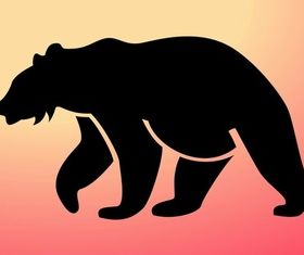 Bear Silhouette vector