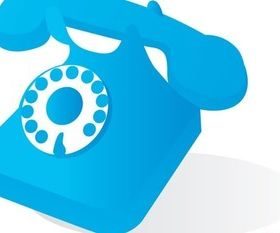 Telephone communication design shiny vector