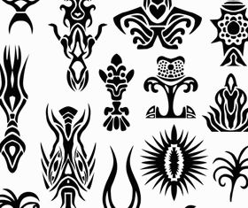 Stylish Tatoo free vector