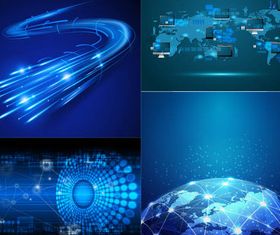 Shiny Network Backgrounds art vectors