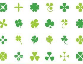 Clover Leaves design vector