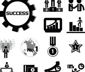 Business Icons Mix 2 vectors graphic