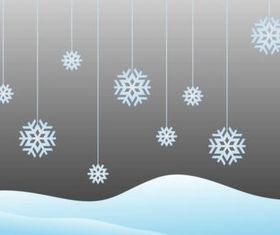 Snow Decorations vector