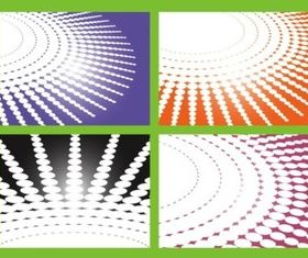 Rays And Circles vector