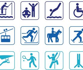 People Icon symbol vector set 02 free download