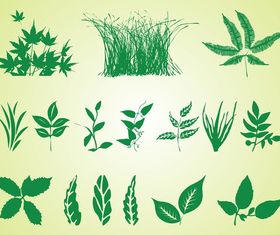 Plant Silhouettes Free Graphics art vector
