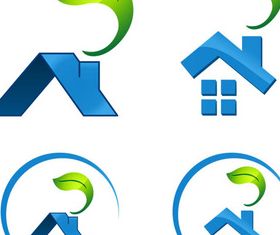 Real Estate Logotypes 7 vector