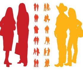 People In Couples free vector
