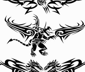 Stylish Tatoo 23 vector