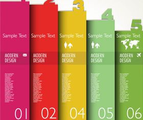 Stylish Step Backgrounds 4 vector