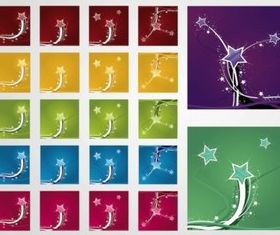 Star Backgrounds vectors material