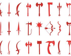 Medieval Weapons vector