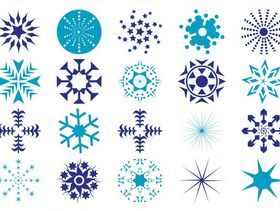 Snowflakes Graphics vector