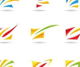 Abstract Style Logotypes 9 vector