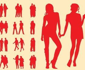 People In Couples Graphics art vectors graphic