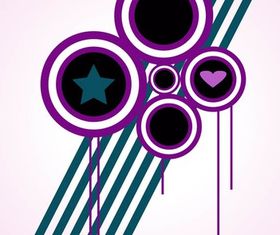 Abstract Lines And Circles art vector