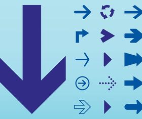 Arrows Icons vector