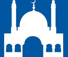 Mosque Silhouette Graphics art vector
