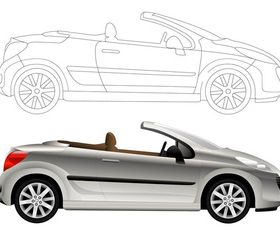Convertible Car Graphics art vectors
