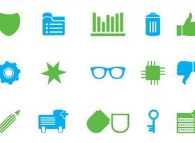Icons Set Art vector