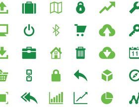 Web And Technology Icons Art vectors