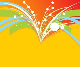 Colorful Abstract Backdrop Art vector