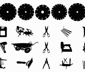 Construction And Tools vector graphic