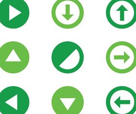 Round Icons Graphics vectors material
