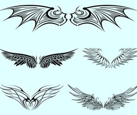 Pairs Of Wings free vector graphic