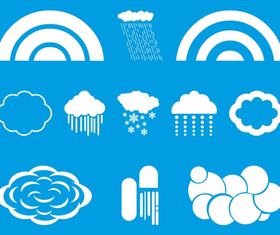 Clouds And Weather art vectors