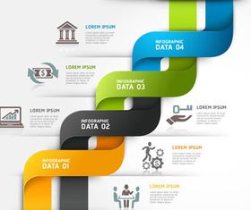 Different Infographics vectors graphic