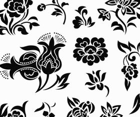 Ornate Floral Elements (Set 25) vector