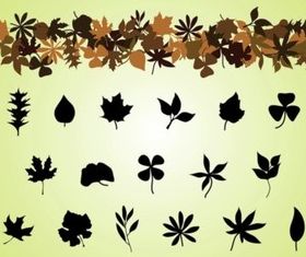 Fall Leaves vectors material