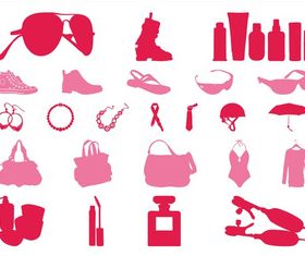 Clothes And Accessories Set creative vector