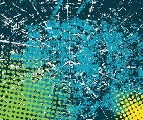 Grunge Halftone vector