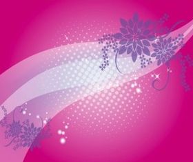 Floral Backdrop vector material