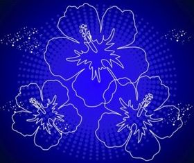 Hawaii Flowers vector