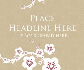 Blossom Background creative vector
