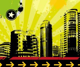 Grungy Urban Background vectors graphic