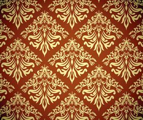 Stylish Damask Patterns 17 vector