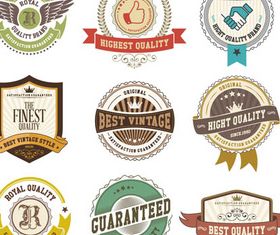 Vintage Sale Labels vectors graphics