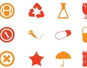 Icons Graphics vector
