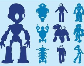 Robots Graphics vector graphics