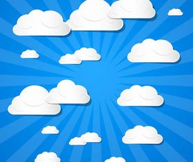 Backgrounds with Clouds art vector
