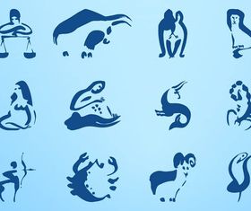 Zodiac Signs vector