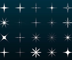 Sparkles free vector