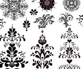 Ornate Floral Elements (Set 23) design vector