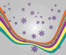 Floral Document Decoration vectors material